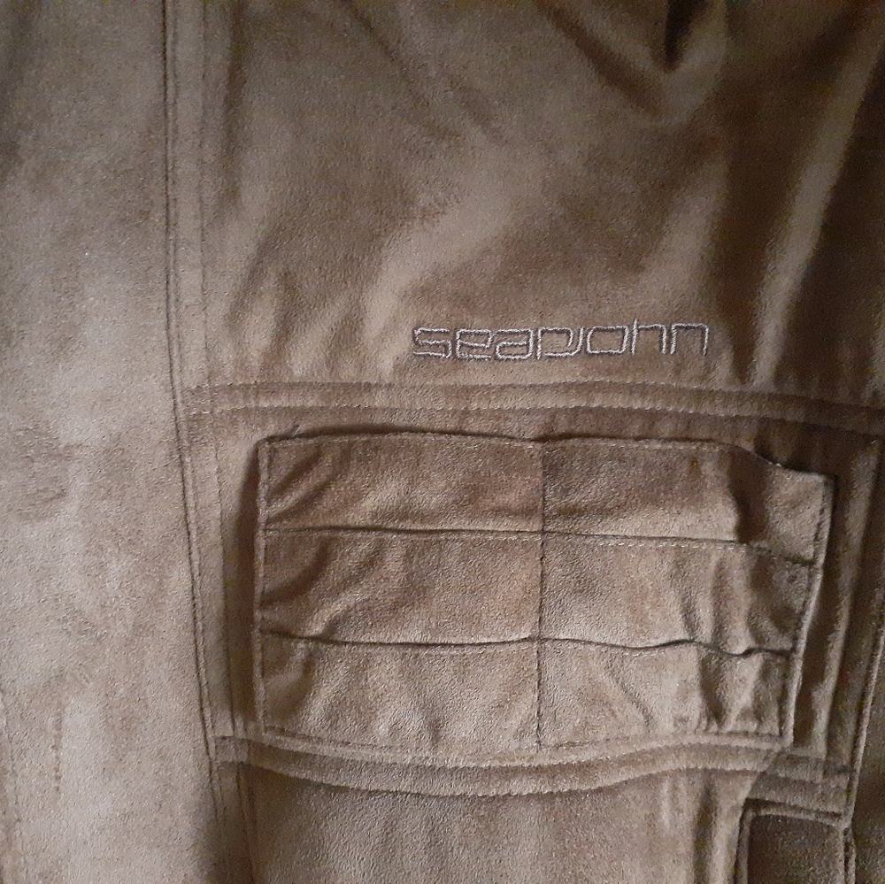 Men's Suede/Chinchilla Jacket